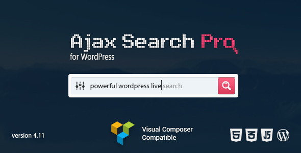 Ajax Search Pro for WordPress v5.11.10 - Live Search Plugin
