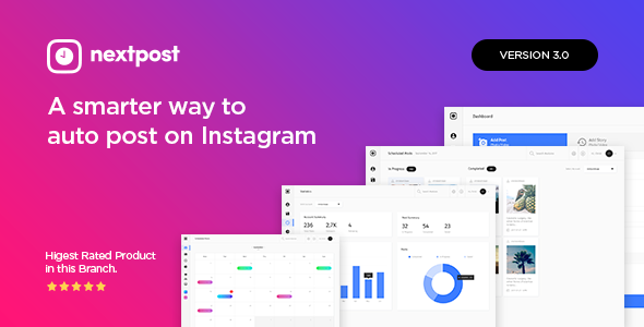 Nextpost Instagram v3.0.5 - Instagram Auto Post & Scheduler