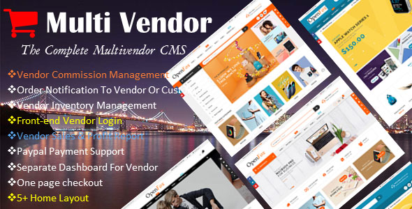 Ecommerce Multi-Vendor Website Builder - The Complete Multi-vendor CMS