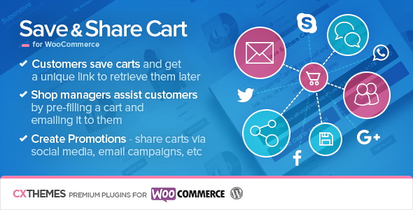 Save & Share Cart for WooCommerce v2.16