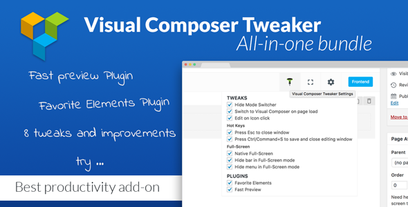 VC Tweaker v1.3.0 - Visual Composer Productivity Add-on