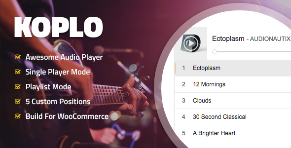 Koplo v1.3 - WooCommerce Product Audio Sample Player