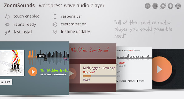 ZoomSounds v6.65 - WordPress Audio Player
