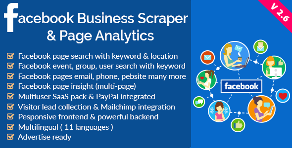 Facebook Business Scraper & Page Analytics v2.6