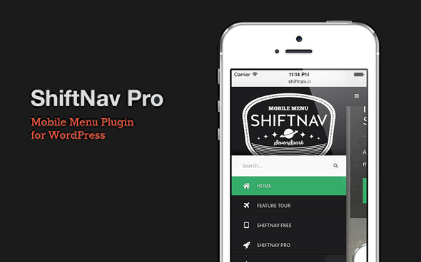 ShiftNav Pro v1.6.2 - Responsive Off-Canvas Mobile Menu for Wordpress