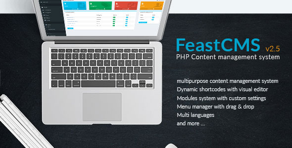 Feast cms v2.5 - PHP Content management system 