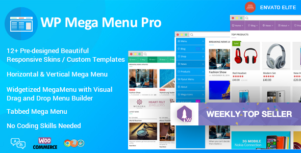 WP Mega Menu Pro v1.0.8 - Responsive Mega Menu Plugin for WordPress