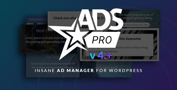 Ads Pro Plugin v4.5.8 - Multi-Purpose Advertising Manager