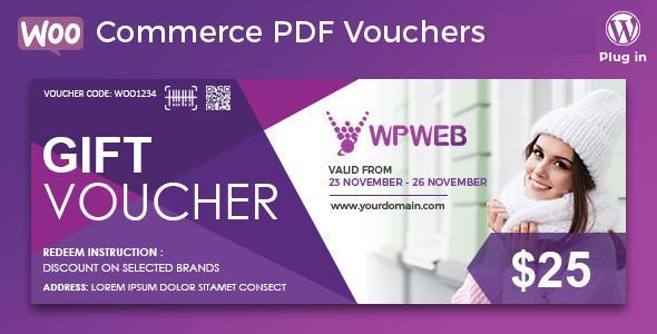 WooCommerce PDF Vouchers v4.1.1 - WordPress Plugin