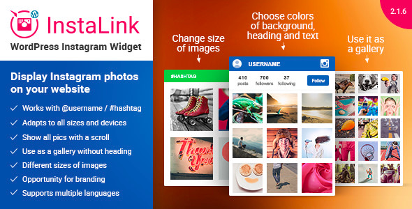 Instagram Widget v2.1.6 - Instagram for WordPress