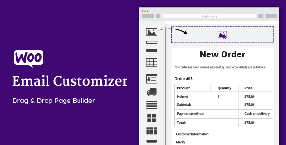 WooCommerce Email Customizer with Drag and Drop v1.4.29