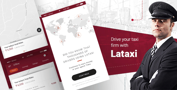 LaTaxi - On Demand Taxi Booking Application Script - April 2019 Update
