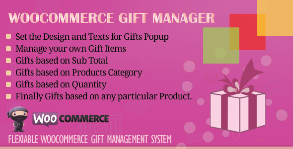 WooCommerce Gift Manager v2.5