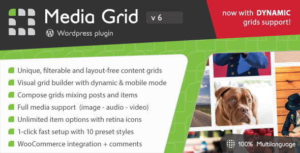 Media Grid v7.1.2 - WordPress Responsive Portfolio