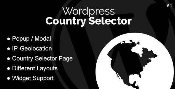 Wordpress Country Selector v1.3.1