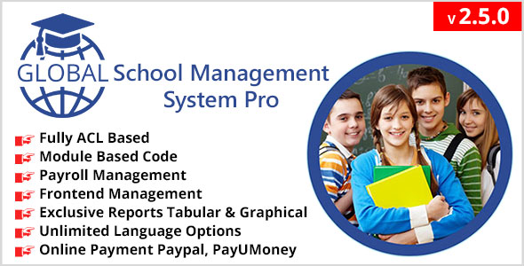 Global School Management System Pro v2.5.0