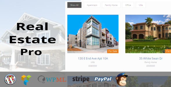Real Estate Pro v1.4.2 - WordPress Plugin