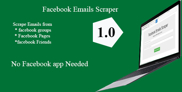 Facebook Groups /Pages/ Profiles Emails Scraper 1.1