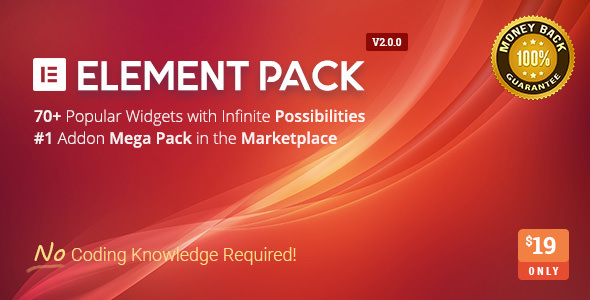 Element Pack v2.0.0 - Addon for Elementor Page Builder