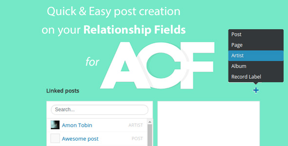 Quick and easy Post creation for ACF v2.3