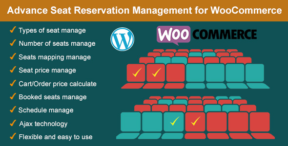 Advance Seat Reservation Management for WooCommerce v3.0