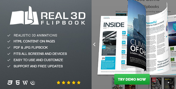 Real3D FlipBook v3.5.8 - WordPress Plugin
