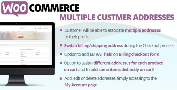 WooCommerce Multiple Customer Addresses v10.8