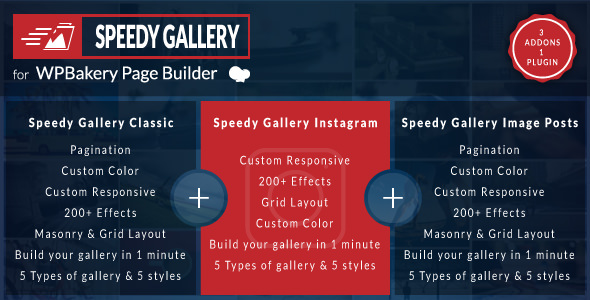 Speedy Gallery Addons for WPBakery Page Builder v1.0.0