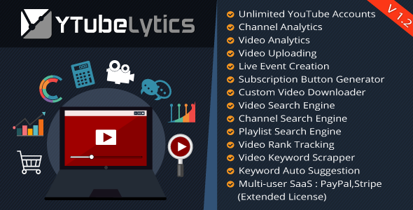 YTubeLytics v1.1 – Youtube Analytics & Marketing Software
