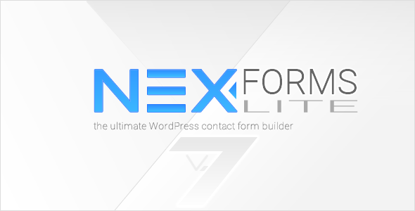 NEX-Forms Lite v7.0 - WordPress Form Builder Plugin