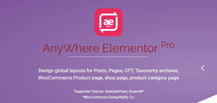 AnyWhere Elementor Pro v2.9.2 - Global Post Layouts