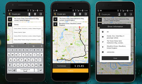 Taxi Booking Complete Solution. Web and Android App - UPDATED