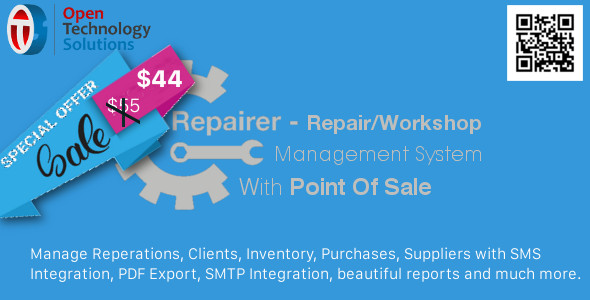 Repairer - Repair/Workshop Management System With Point Of Sale 