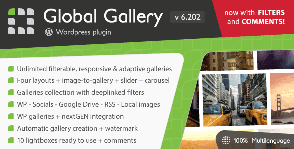 Global Gallery v6.202 - Wordpress Responsive Gallery