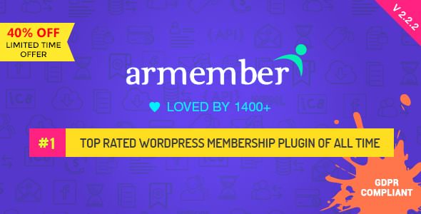 ARMember v2.2.2 - WordPress Membership Plugin