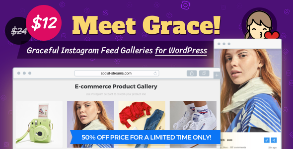 Instagram Feed Gallery - Grace for WordPress v1.1.5
