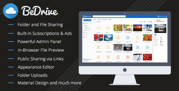 BeDrive v2.1.0 - File Sharing and Cloud Storage