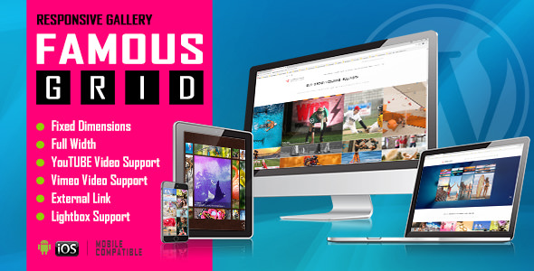 Famous v1.0 - Responsive Image And Video Grid