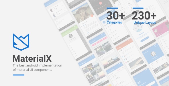 MaterialX v2.1 - Android Material Design UI Components