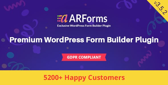 ARForms v3.5.2 - Wordpress Form Builder Plugin