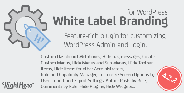 White Label Branding for WordPress v4.2.2