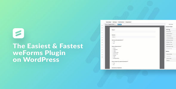 weForms v1.3.7 - Fastest Contact Form Plugin