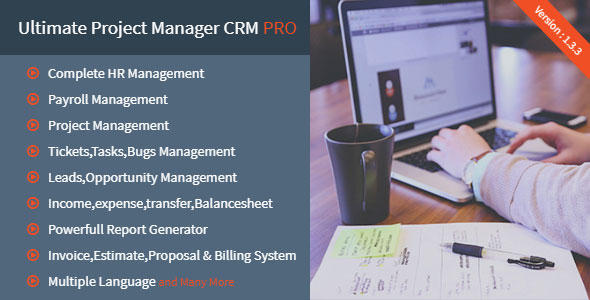 Ultimate Project Manager CRM PRO v1.3.3 - nulled