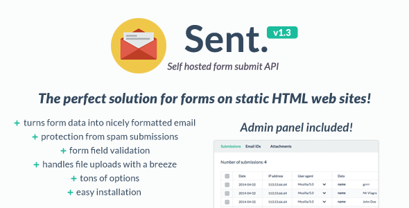 Self hosted form submit API v1.3