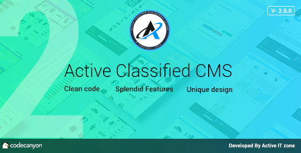 Active Classified CMS v2.0.0 - nulled