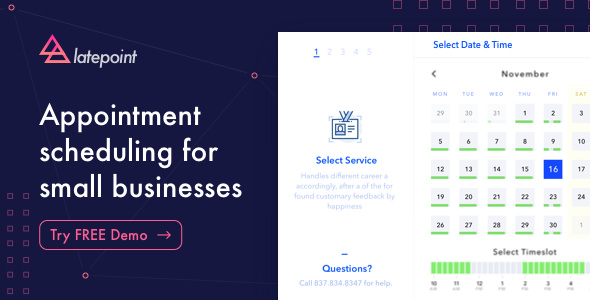 LatePoint v1.0 - Appointment Booking & Reservation plugin
