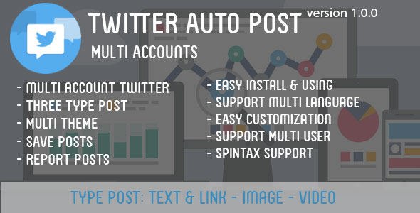 Twitter Auto Post Multi Accounts