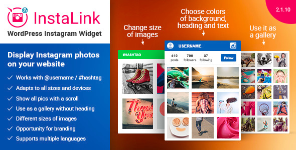 Instagram Widget v2.2.1 - Instagram for WordPress