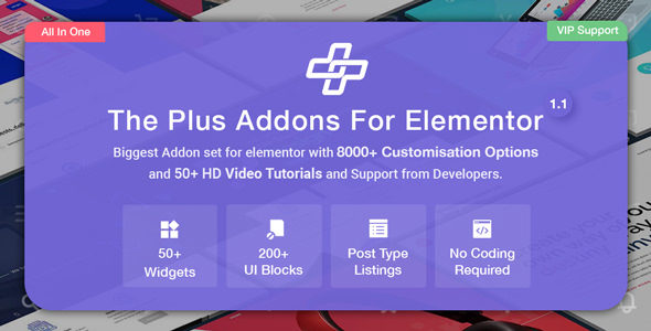 The Plus v1.1.0 - Addon for Elementor