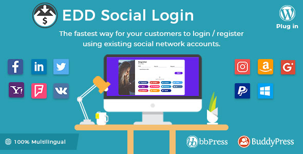 Easy Digital Downloads - Social Login v2.1.8